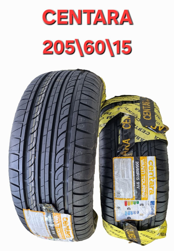 لاستیک برند CENTARAسایز 205/60/15 (دو حلقه)
